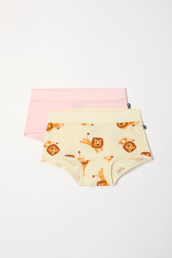 Woody 2 boxers filles - lions roses - 241-10-SHD-Z/055 - taille 140