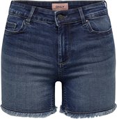 ONLY ONLBLUSH LIFE MID SK RAW SHORTS Short femme - Taille S