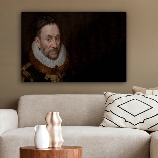 Peinture sur toile - Guillaume Ier, Prince d' Oranje - Tableau - Maîtres anciens - Art - 90x60 cm - Décoration de chambre - Chambre
