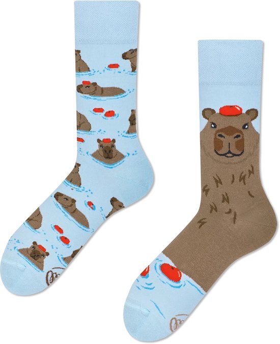 Many Mornings unisex sokken - Capybara - Unisex - Maat:
