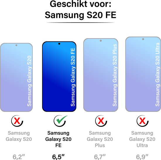 Étui adapté pour Samsung Galaxy S20 FE - Bookcase - Porte carte - Cordon - Simili cuir - Turquoise