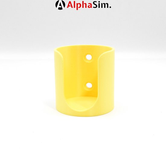 Bekerhouder voor Sim Rig met Extrusieprofiel Mount - Sim Racing Accessoire - Kleur Geel van Merkloos — afbeelding 4