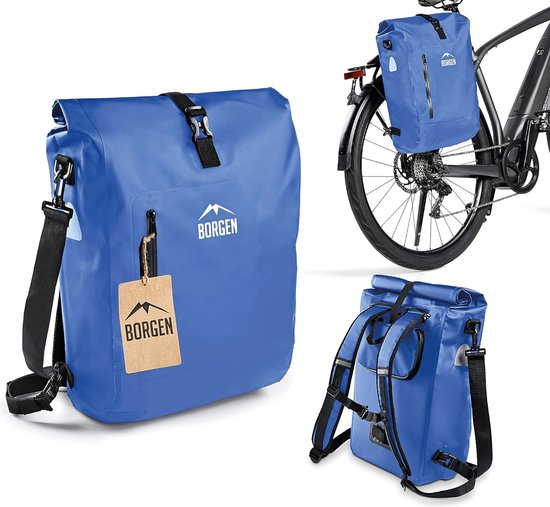 Sac De Vélo Pour Porte-bagages, Convertible Sac à Dos/bandoulière, état Neuf