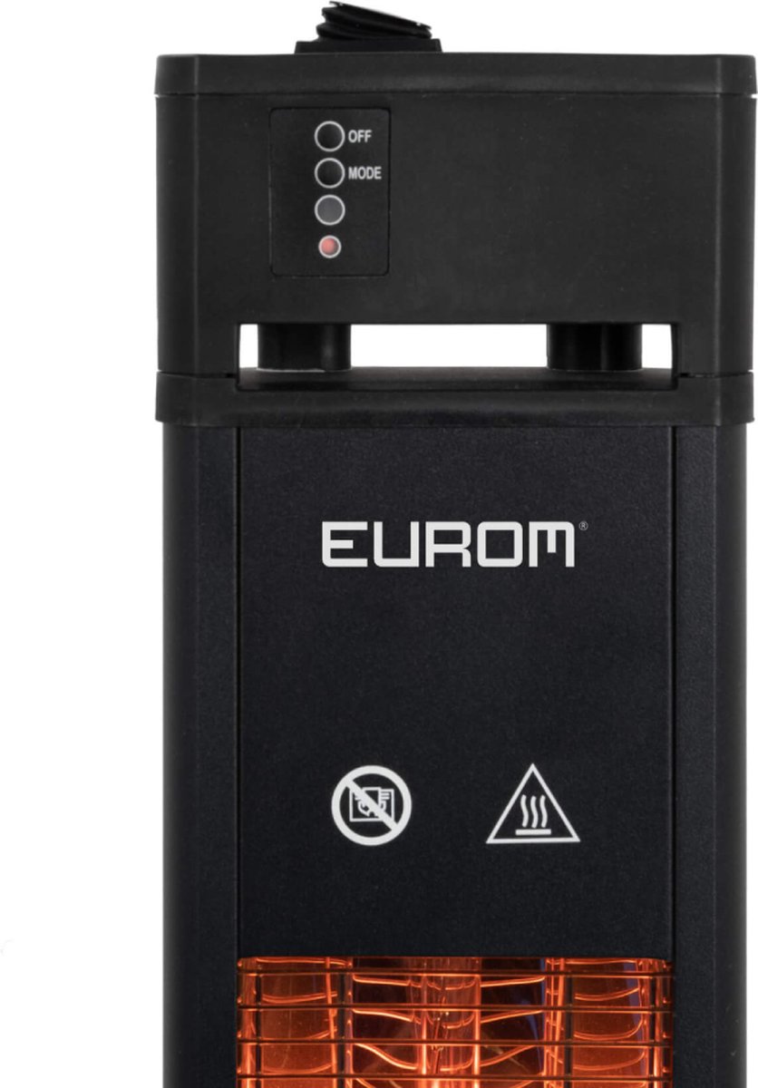 Eurom - Q-tower 2000 RCD - Terrasverwarmer - Eurom - Kunststof - Zwart - Afstandsbediening – foto 3