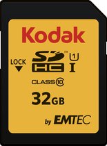 KODAK - Carte Mémoire SDHC Ultra High Speed - 32 GB