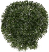 Kerstslinger - groen - 270 cm - lametta/tinsel - folie slinger - kerstversiering