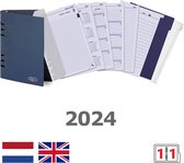 Agenda 2023 A5 remplissage semaine NL EN + annexes 6307Kalpa