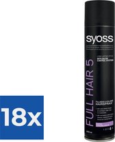 Syoss Styling-Hairspray Full Hair 5 - Voordeelverpakking 18 stuks