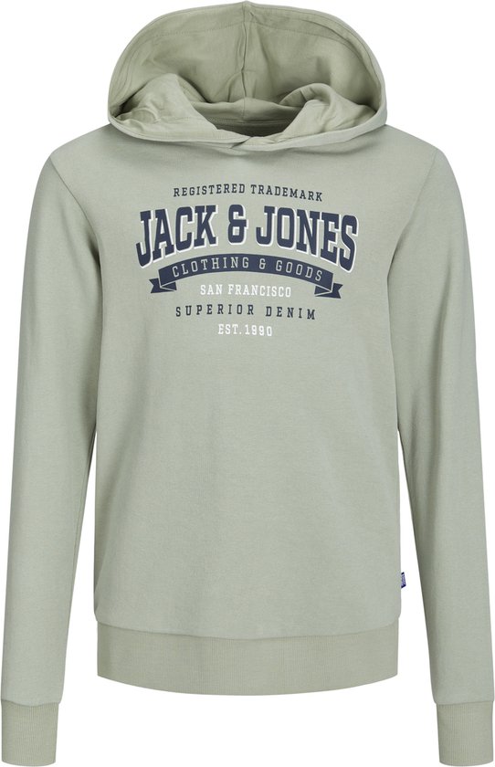 JACK&JONES JUNIOR JJELOGO SWEAT HOOD 2 COL 24 SN JNR Jongens Trui - Maat 128