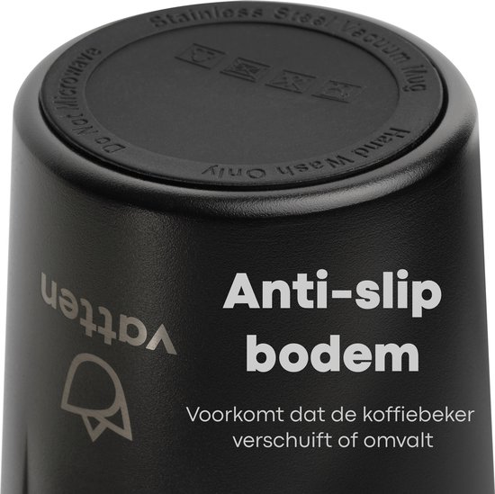 Tasse à café à emporter - Tasse thermos - Blauw - 355ml - Anti-fuite - Antidérapante - Tasse à thé