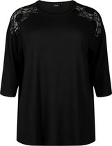 ZIZZI VLUCCA, 3/4, BLOUSE Dames Blouse - Black - Maat S (42-44)