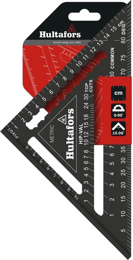 Hultafors MRS Metric Rafter Square - 18cm - Hultafors