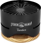 Feuerhand Tafel Grill Tamber - Zwart - 20x20x14cm - Modern