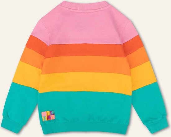 Heritage sweater 31 Solid multicolor rainbow Pink: 92/2yr