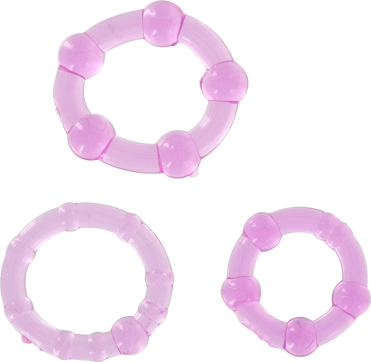 Scala Stay Hard - 3 stuks - Cockring - Roze