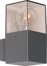 QAZQA denmark - Moderne Wandlamp voor buiten - 1 lichts - D 11.5 cm - Donkergrijs - Buitenverlichting