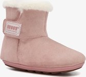 Groot leren babyschoenen roze - Maat 19 - Uitneembare zool - In cadeauverpakking