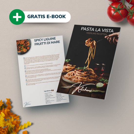 Kitchenz® Pasta Droogrek – Pastadroogrek voor Verse Pasta – Droog Rekje Inclusief E-book – Handig & Compact voor Thuis Pasta Maken - Pasta Rekje