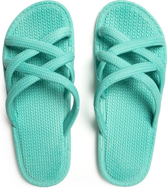 Brasileras Slippers femme - Vert d'eau - 37