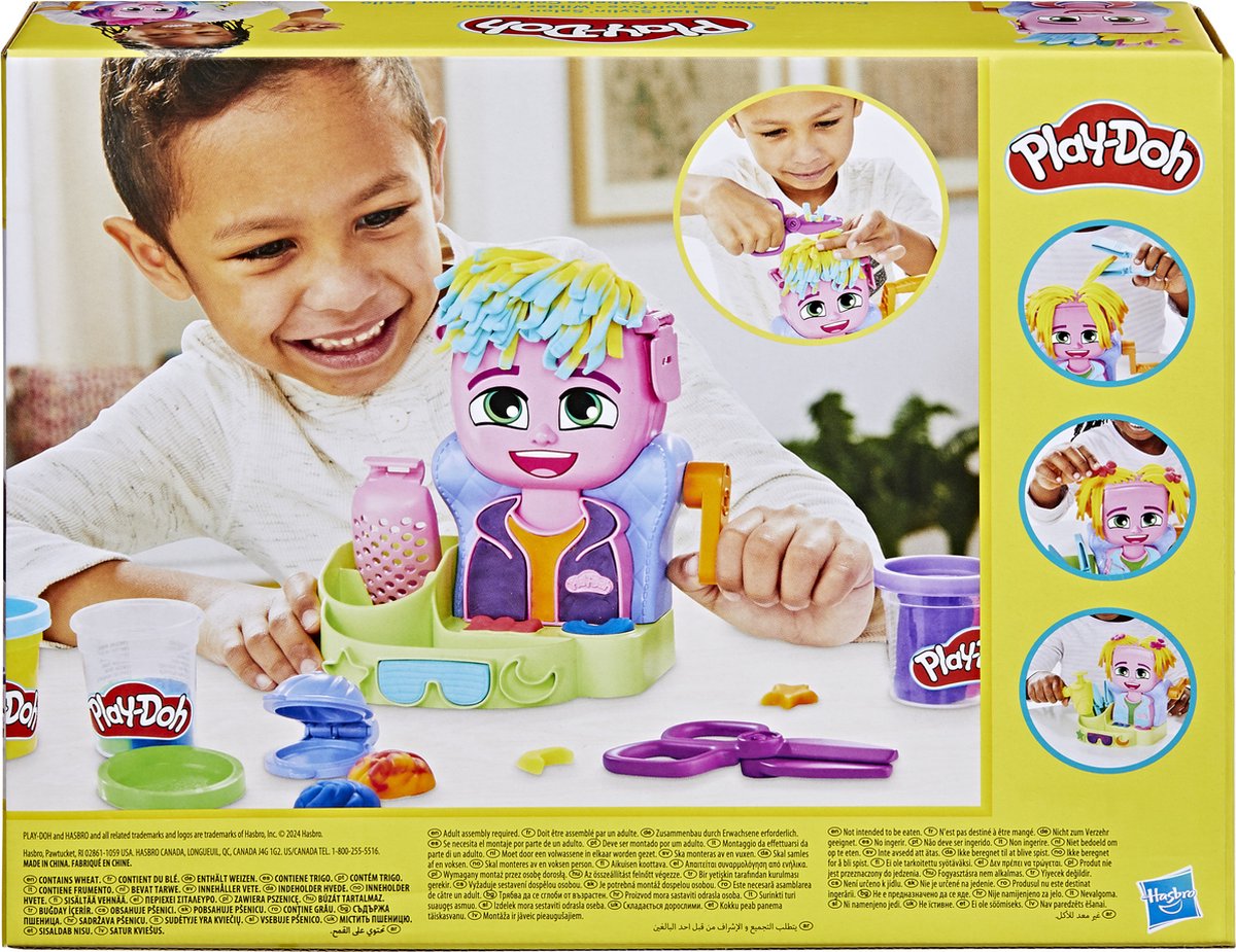 Play-Doh Haarsalon Speelset - Boetseerklei - Inclusief 6 Play-Doh potjes - Knutselen voor kinderen — afbeelding 17