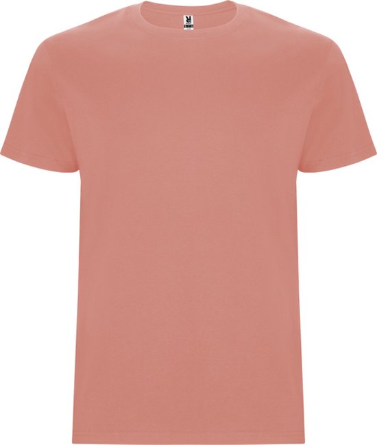 2 Pack T-shirt's unisex met korte mouwen 'Stafford' Clay Orange - S