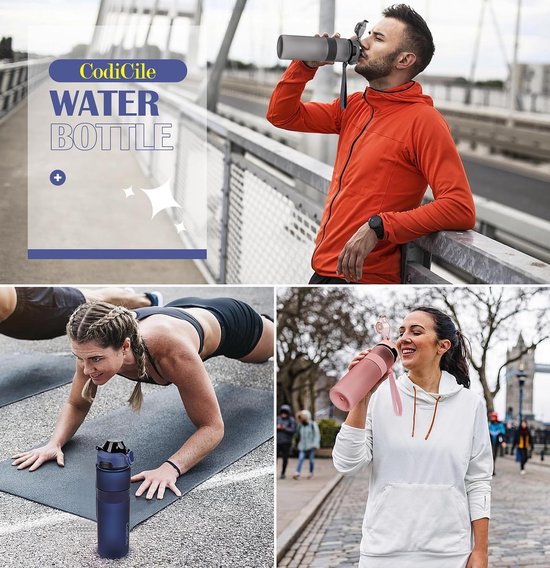 KQDRAVINE Sportdrinkfles, drinkfles voor joggen en hardlopen, 250 ml, sportfles, BPA-vrij, lekvrije waterfles met rugclip, gymwaterflessen, kan voor sport, marathon, hardlopen KQDRAVINE Sportdrinkfles, drinkfles voor joggen en hardlopen, 250 ml, sportfles, BPA-vrij, lekvrije waterfles met rugclip, gymwaterflessen, kan voor sport, marathon, hardlopen