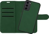 Cazy Uitneembaar Wallet Hoesje geschikt voor Samsung Galaxy A14 - Afneembaar hoesje - Magnetisch - 2-in-1 design - Pasvakjes - Groen