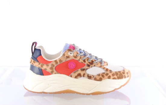 SCOTCH & SODA sneaker celest leopard