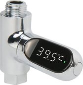 Smartflow™ Zelf aangedreven Badthermometer & Douchetimer (8-85℃) - Waterbesparende Douche Klok - Thermostaatkraan - Thermostaat - Temperatuurmeter - Timer - Douchethermostaat - Zandloper