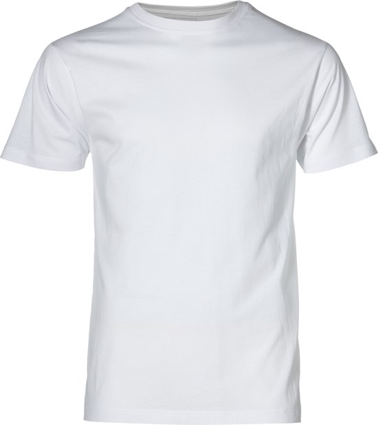 T-shirt Jac Hensen - Coupe Régulière - Wit - 5XL Grandes Tailles