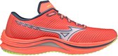 Mizuno Wave Rebellion Dames - Sportschoenen - Hardlopen - Weg - rood/zilver