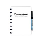 Whiteboard notitieblok / schrift - Correctbook - A5 - Gelijnd - Wit