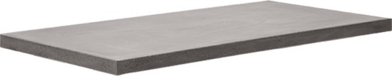 Industriële tafelblad betonlook - 200 x 100 cm - Bladdikte 5 cm