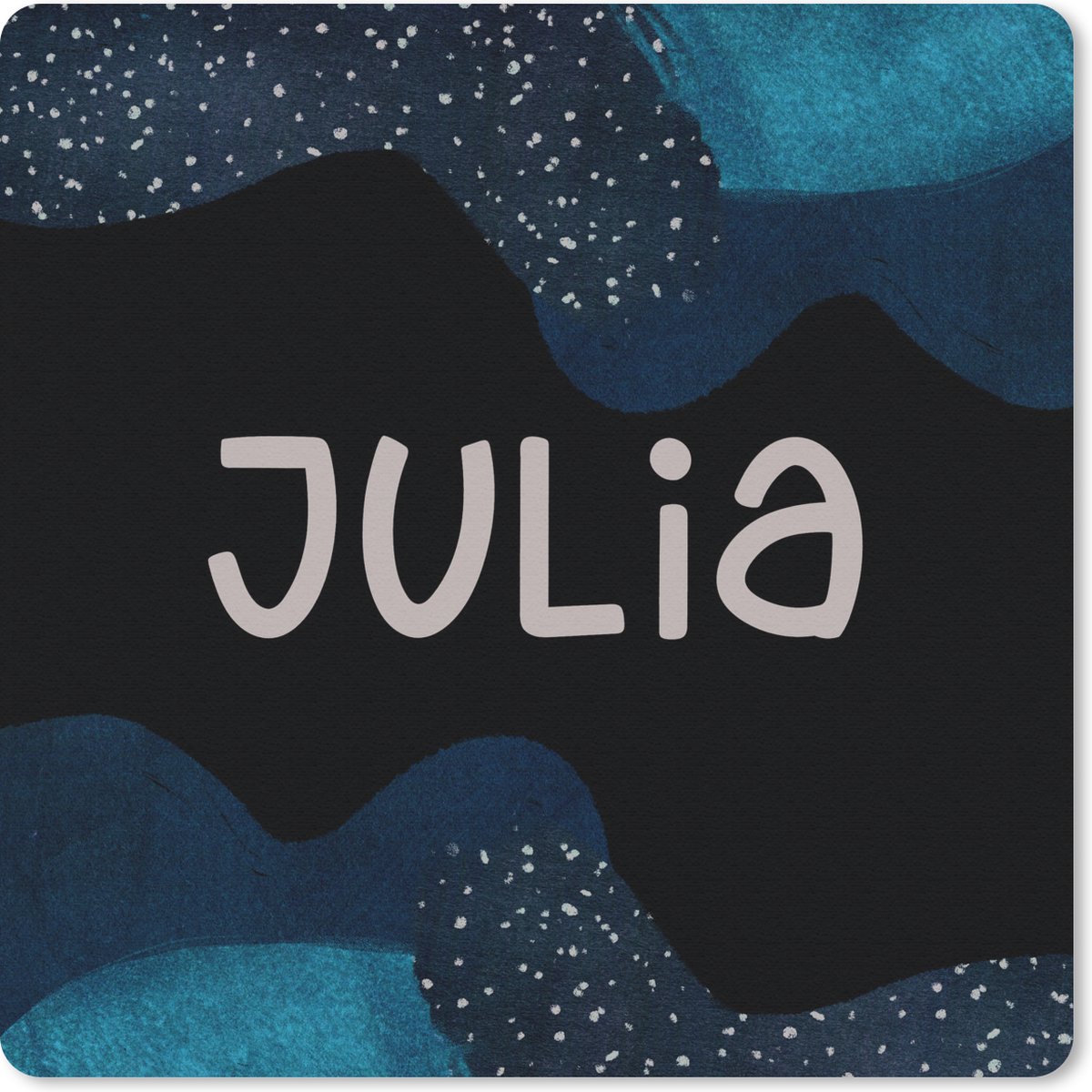 Muismat 30x30 cm - Mousepad Julia - Pastel - Meisje - Muismatten