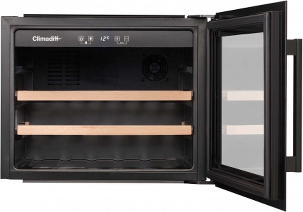 Climadiff CBI28S1B Wijnklimaatkast Inbouw 24 Flessen 1 Zone - afbeelding 3