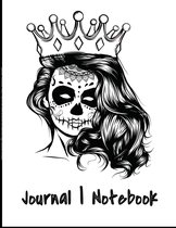 Journal, Notebook, Diary Day of the Dead [El día de Los Muertos] Sugar Skeleton Woman