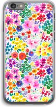 Case Company® - Hoesje geschikt voor iPhone 6 PLUS / 6S PLUS hoesje - Little Flowers - Soft Cover Telefoonhoesje - Bescherming aan alle Kanten en Schermrand