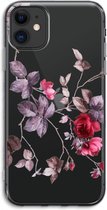 Case Company® - Coque iPhone 11 - Belles fleurs - Coque souple / Coque - Protection sur tous les côtés - Côtés transparents - Protection sur le bord de l'écran - Coque arrière