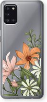 Case Company® - Samsung Galaxy A31 hoesje - Floral bouquet - Soft Cover Telefoonhoesje - Bescherming aan alle Kanten en Schermrand