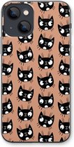 Case Company® - Hoesje geschikt voor iPhone 13 hoesje - Kat - Soft Cover Telefoonhoesje - Bescherming aan alle Kanten en Schermrand