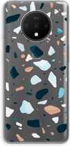 Case Company® - Hoesje geschikt voor OnePlus 7T hoesje - Terrazzo N°13 - Soft Cover Telefoonhoesje - Bescherming aan alle Kanten en Schermrand
