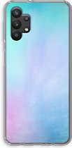 Hoesje geschikt voor Samsung Galaxy A32 5G hoesje - Mist pastel - Soft Cover Telefoonhoesje - Bescherming aan alle Kanten en Schermrand