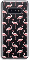 Case Company® - Hoesje geschikt voor Samsung Galaxy S10e hoesje - Flamingo - Soft Cover Telefoonhoesje - Bescherming aan alle Kanten en Schermrand