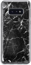Case Company® - Hoesje geschikt voor Samsung Galaxy S10e hoesje - Zwart Marmer - Soft Cover Telefoonhoesje - Bescherming aan alle Kanten en Schermrand