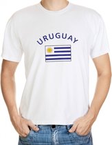 Uruguay t-shirt met vlag L