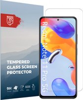 Rosso 9H Tempered Glass Screen Protector Geschikt voor Xiaomi Redmi Note 11 Pro (5G) | Glasplaatje | Beschermlaag | Beschermglas | 9H Hardheid
