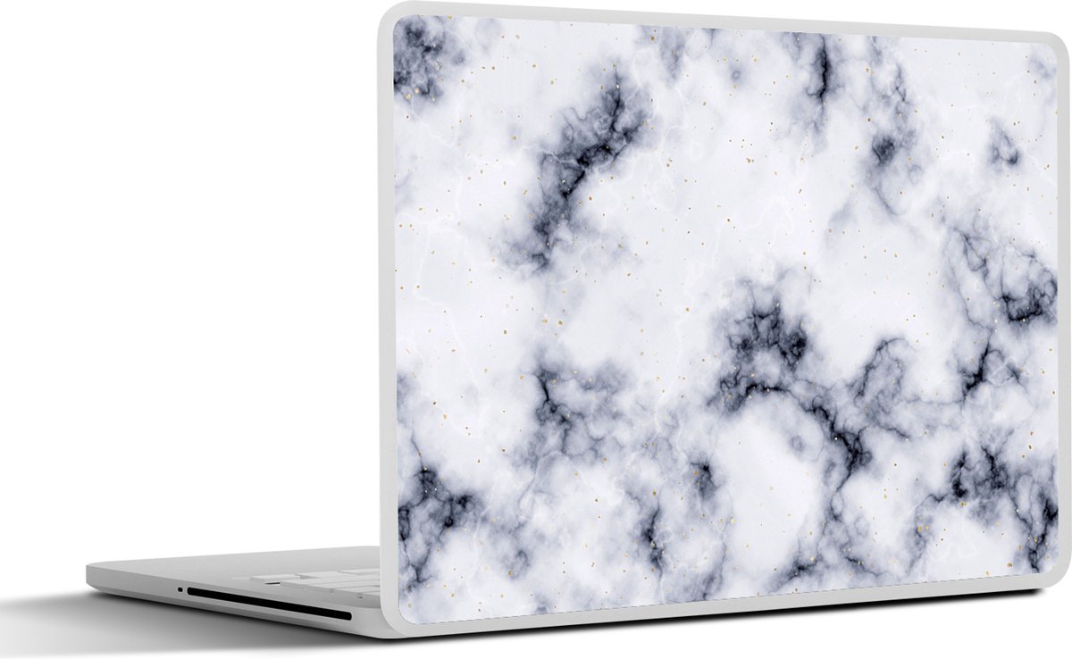 Laptop sticker - 17.3 inch - Marmer print - Agaat geode - Steen - 40x30cm - Laptopstickers - Laptop skin - Cover