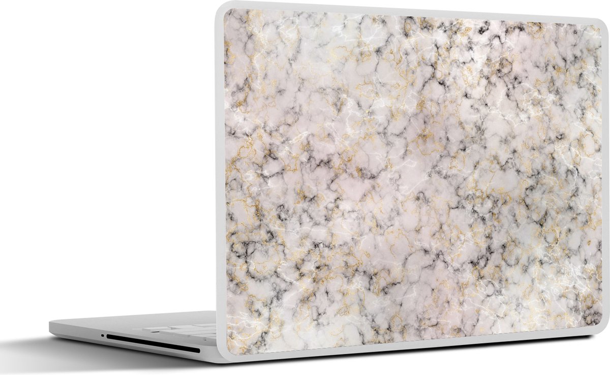 Laptop sticker - 13.3 inch - Marmer print - Agaat - Abstract - Edelstenen - 31x22,5cm - Laptopstickers - Laptop skin - Cover
