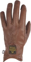 Helstons Condor Air Summer Leather Chocolate Black Gloves T8 - Maat T8 - Handschoen