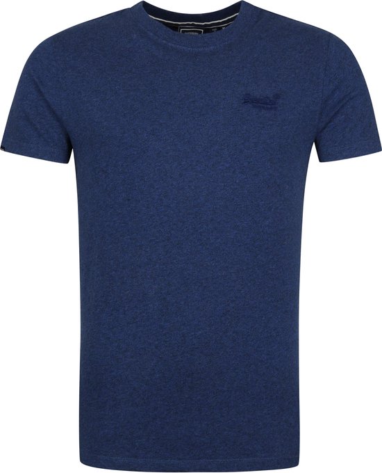 Superdry - Classic T-Shirt Donkerblauw Navy - Heren - Maat M - Modern-fit